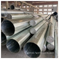 Round Pole Galvanized electric street light pole cantilever pole Factory